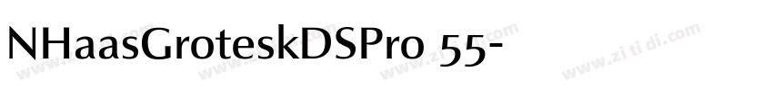 NHaasGroteskDSPro 55字体转换